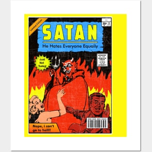 SATAN RETRO Posters and Art